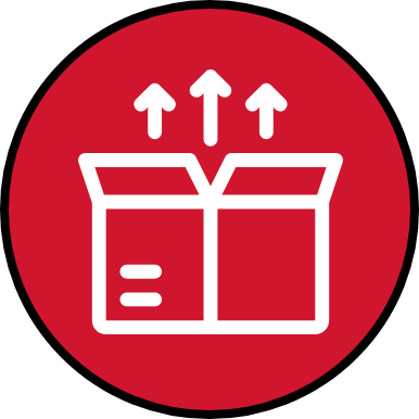 packaging icon - box with arrows