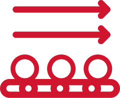 manufacturing icon wheels arrows